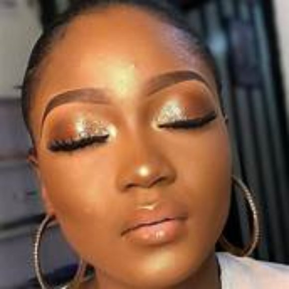 Gold Metallic Eye Shadow Powder GLITZ Shimmering - Picture 1 of 3